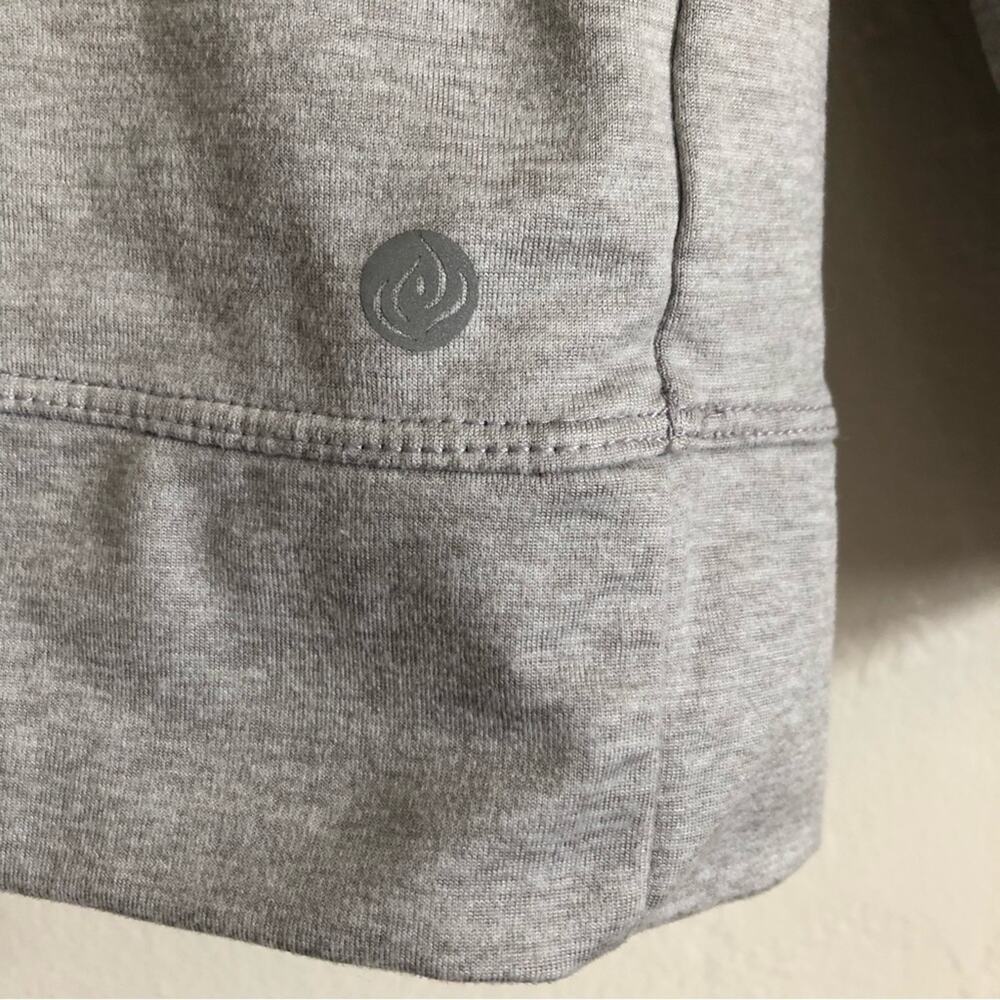 Apana Athletic Activewear Gray Cowl Neck Pullover Sweatshirt Sweater Medium - Picture 5 of 6
